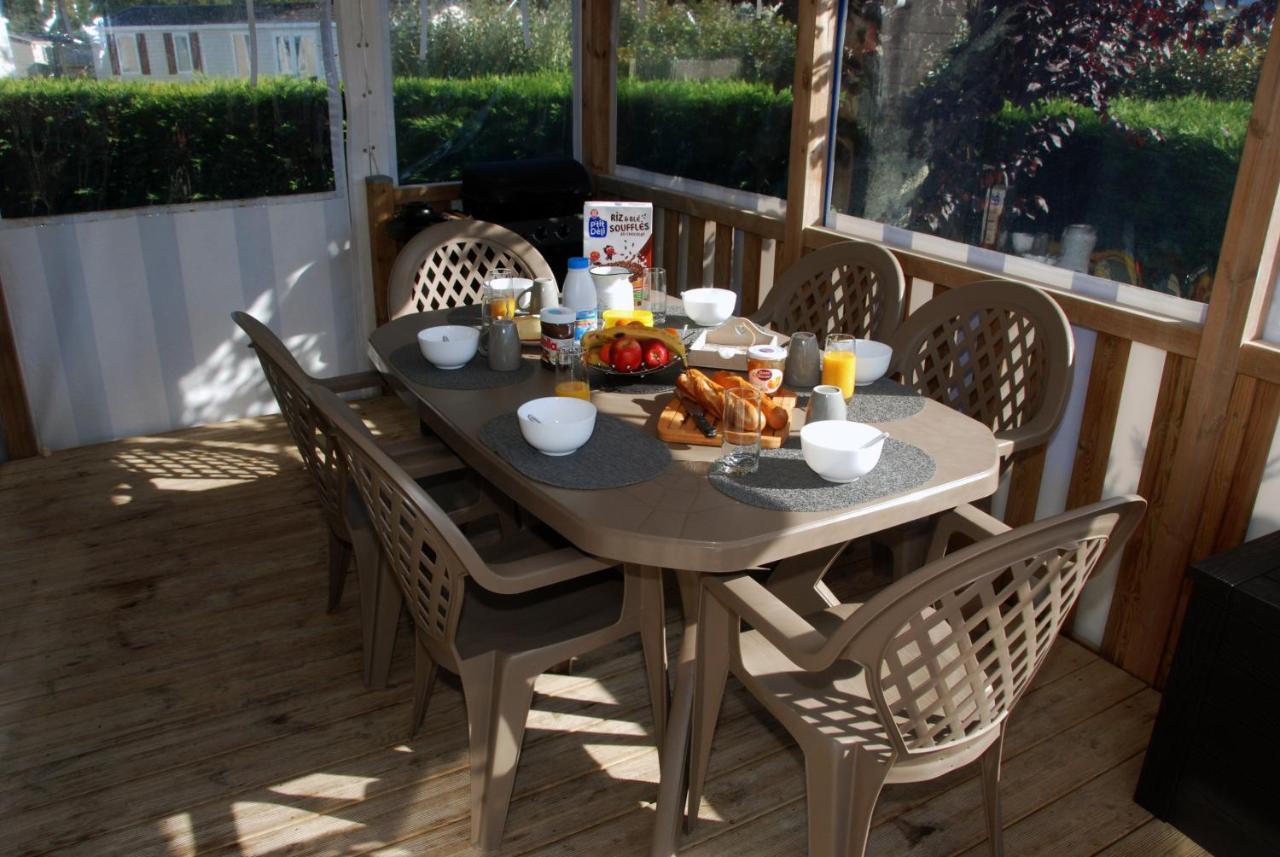 Mobilhome 2Ch Climatise-Terrasse Fermee-4 Velos-Camping 4 Etoiles Les Charmettes 레 마트 외부 사진