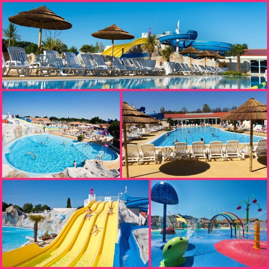 Mobilhome 2Ch Climatise-Terrasse Fermee-4 Velos-Camping 4 Etoiles Les Charmettes 레 마트 외부 사진