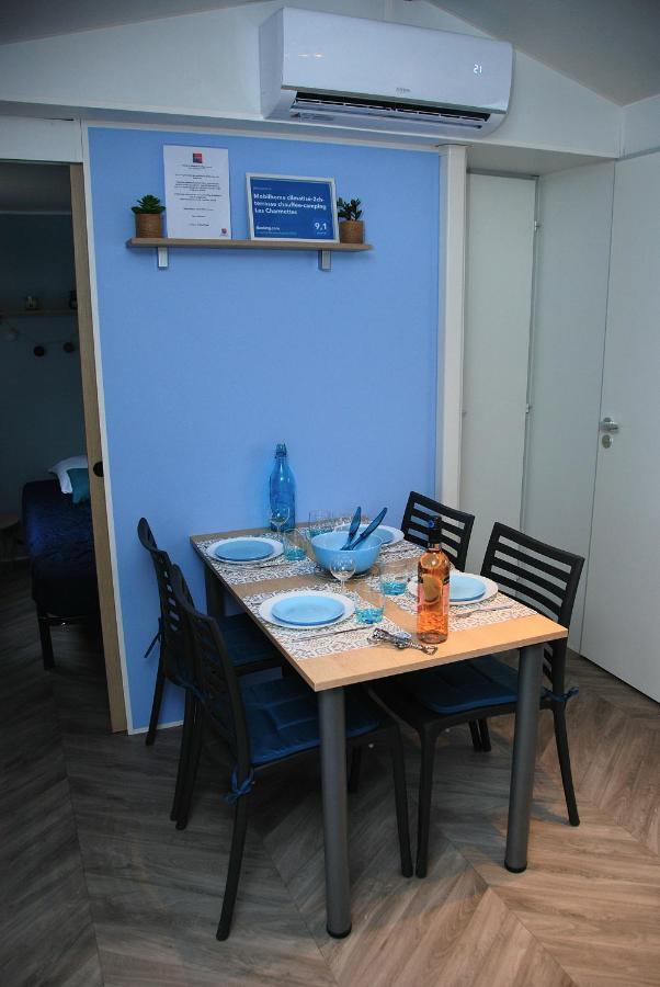 Mobilhome 2Ch Climatise-Terrasse Fermee-4 Velos-Camping 4 Etoiles Les Charmettes 레 마트 외부 사진