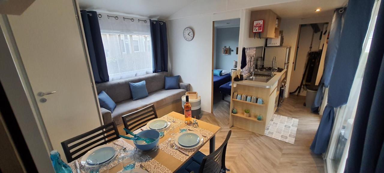 Mobilhome 2Ch Climatise-Terrasse Fermee-4 Velos-Camping 4 Etoiles Les Charmettes 레 마트 외부 사진