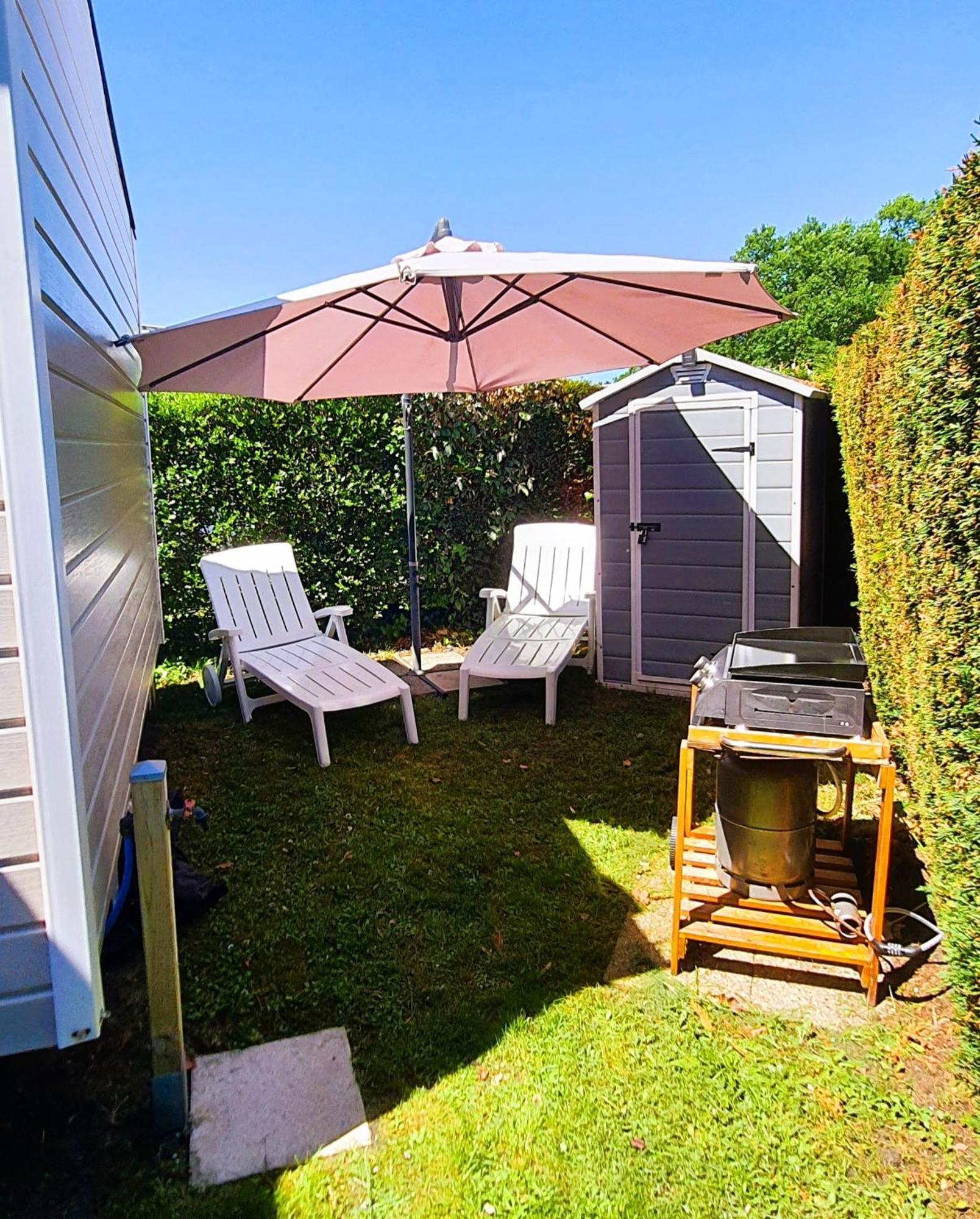Mobilhome 2Ch Climatise-Terrasse Fermee-4 Velos-Camping 4 Etoiles Les Charmettes 레 마트 외부 사진